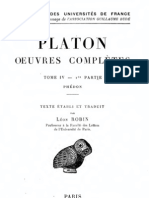 Platon Oeuvre Phedon