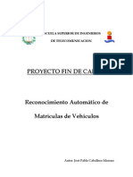 Reconocimiento Automático de Matrículas de Vehículos