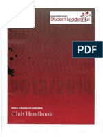 13-14 Student Leadership Club Handbook