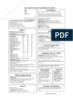 Basic Impetvs Quick Reference Sheet Movement Initiative