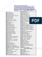 Police Scanner 10 Codes Police Scanner 11 Codes: Please Contact Us