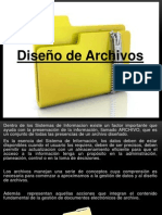 Diseño de Archivos y Base de Datos