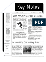 Key Notes: 28th Annual Volleyball Marathon