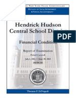 State Comptroller's Audit of The The Hendrick Hudson School District's Financial Condition