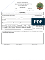 Fanwood OPRA Request Form