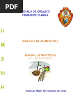 Analisis de Alimentos - Manual