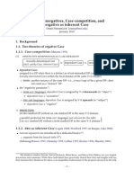 Preminger Ergativity and Basque Unergatives Handout