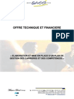 Dossier Technique Financiere Plan de Carrière