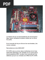 La Historia de Los Microprocesadores de Amd de Gama Baja