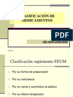 Clasificación de Medicamentos