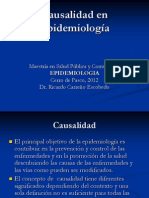 Clase 1.2 Causalidad en Epidemiología