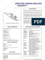 Computer Aided Pipe Stress Analysis