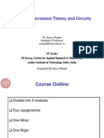 EEL 713: Microwave Theory and Circuits: IIT Delhi