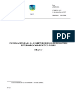 Informacion para La Gestion de Riesgo de Desastres