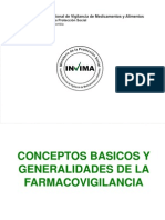 Generalidades de Farmacovigilancia