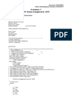 Praktikum V DSP Dengan Menggunakan ARM: Hariyanto (1310125026) Selvira Rahadiningrum Ramelan (1310125027)