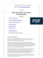 Multi-Area OSPF and Route Summarization: The Bryant Advantage CCNP ROUTE Study Guide