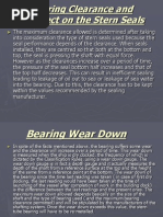 Bearing Wear Down and Its Effect