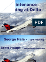 Maintenance Training at Delta 2013