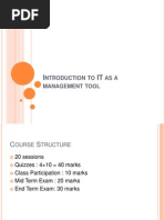 Ntroduction TO AS A Management Tool