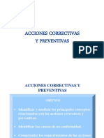 Acciones Correctivas