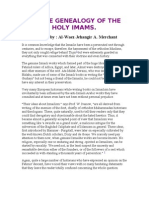 Genealogy of Imams Explanation - Al-Waez Merchant