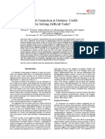 Mental Connection at Distance Useful For Solving Difficult Tasks Tressoldi (2011)