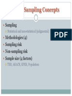 Audit Sampling Concepts