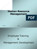 Training and Development