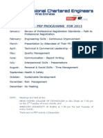 PRP Programme 2013