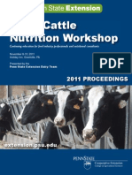 Nutrition Workshop Proceedings 2011