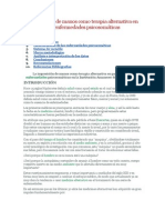 La Imposición de Manos Como Terapia Alternativa en Pacientes Con Enfermedades Psicosomáticas