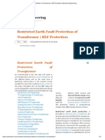 Restricted Earth Fault Protection