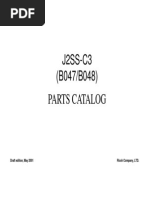 Parts Catalogue Ricoh Aficio FW780