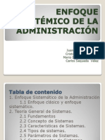 Enfoque Sistemico de La Administracion