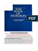 The Book of Mormon No Testament of Jesus Christ!