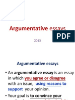 Argumentative Essays