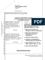 Complaint Against Twin City Fire Ins. Co. Et Al. For Breach of Insurance Contract, Insurance Bad Faith, Etc