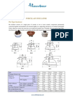 Porcelain Pin Type Insulators