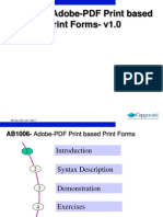 Adobe Print Base Forms