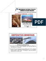 Aula 2 - Depósitos Minerais - Tipos I