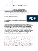 Merritt V Mozilo SEPTEMBER 2013 CALIFORNIA APPEAL COURT DECISION - THIS CASE HAS IT ALL! COUNTRYWIDE LAWYER TURNED JUDGE AND THE APPEAL COURT WRIT ISSUED TO DISQUALIFY HIM AS JUDGE