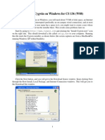 Installing Cygwin On Windows For CS 136 (W08)