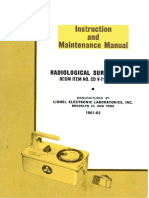 Lionel 715-1 - Radiologic Survey Meter PDF