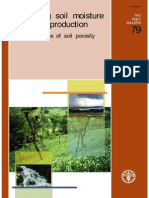 Optimizing Soil Moisture For Plant Production: The Significance of Soil Porosity