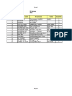 PR4 Component List