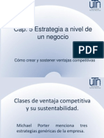 Capítulo 5. Estrategias A Nivel de Negocio