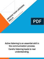 Improve Your Listening Skills