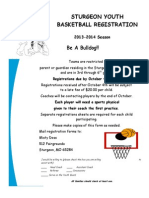 Sturgeon Youth Basketball Registration: Be A Bulldog!!