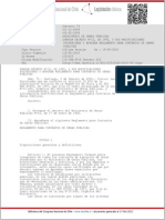 Dto 75 (2004) Deroga Decreto N°15, de 1992, y Sus Modificaciones Posteriores y Aprueba Reglamento para Contratos de Obras Públicas